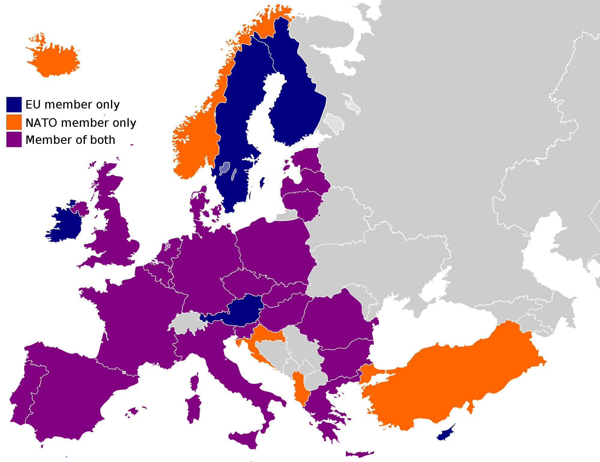 Membership of  European Union 2009